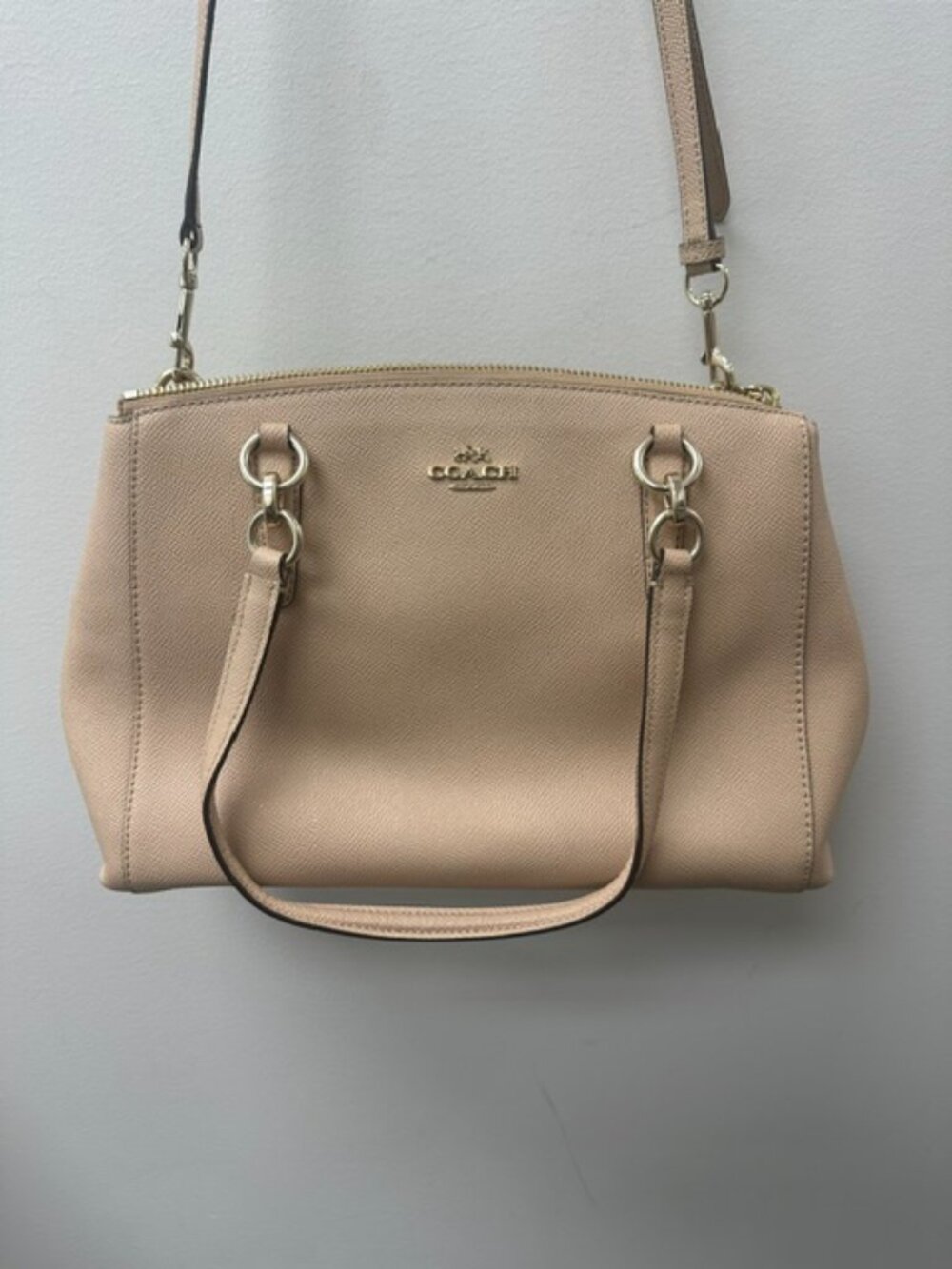 COACH Crossgrain Leather Christie in Tan - Picture 2 of 7